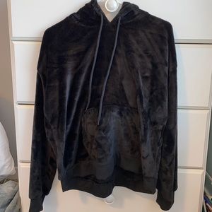 fuzzy hoodie